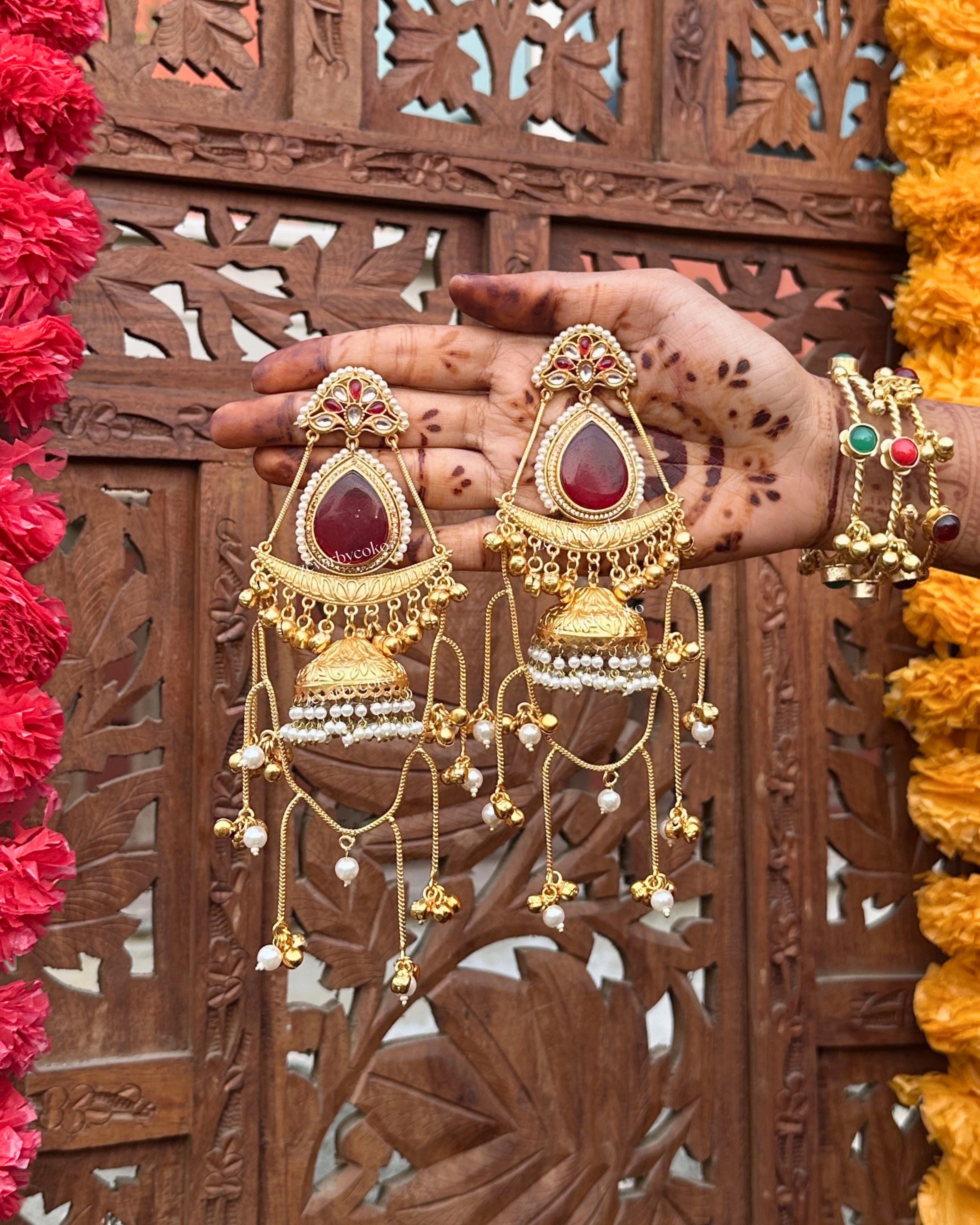 Aarohi Kashmiri Jhumka Earrings