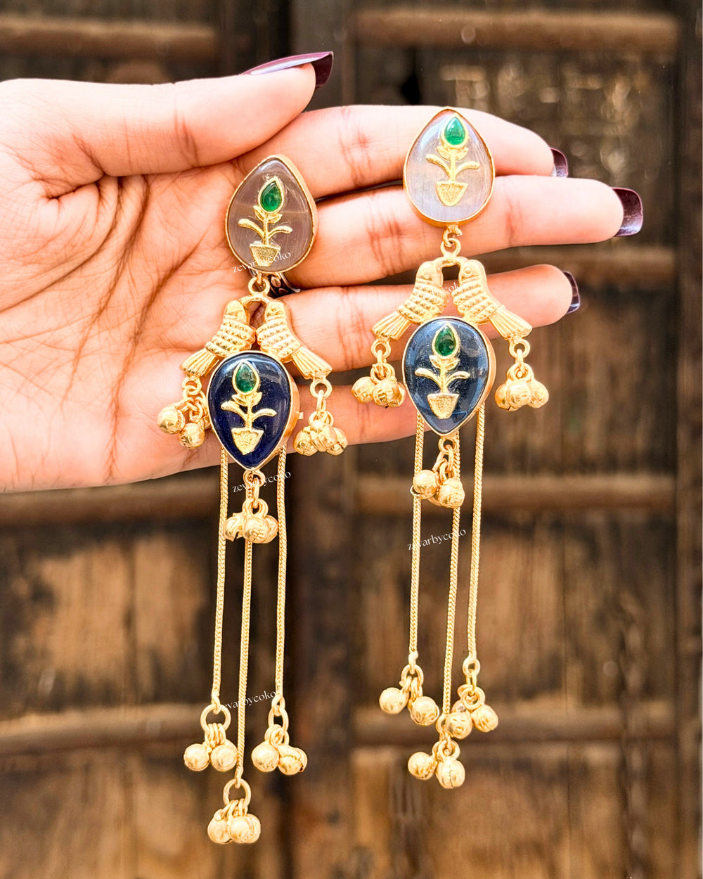 Barkha Kashmiri Jhumka Earrings