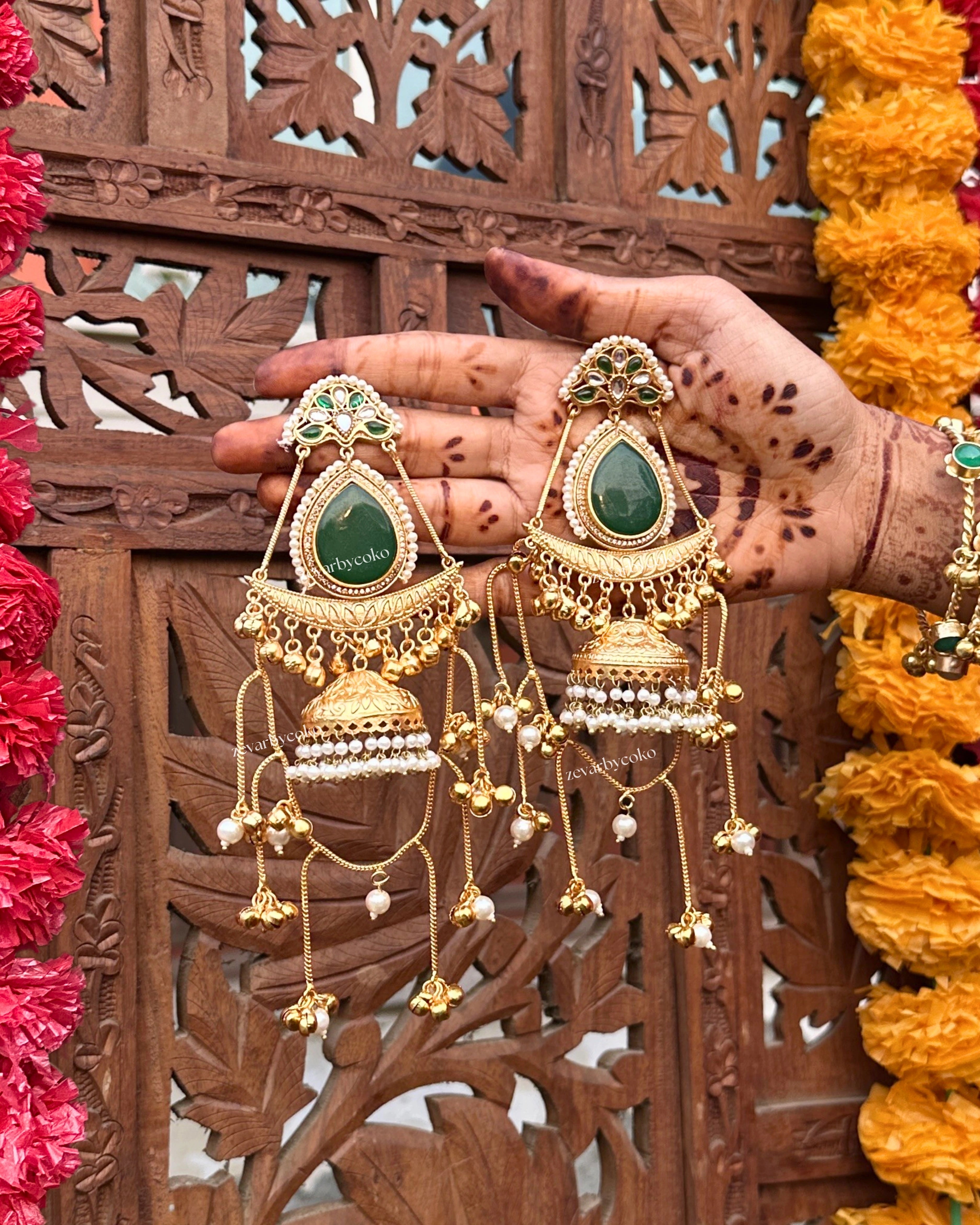 Aarohi Kashmiri Jhumka Earrings