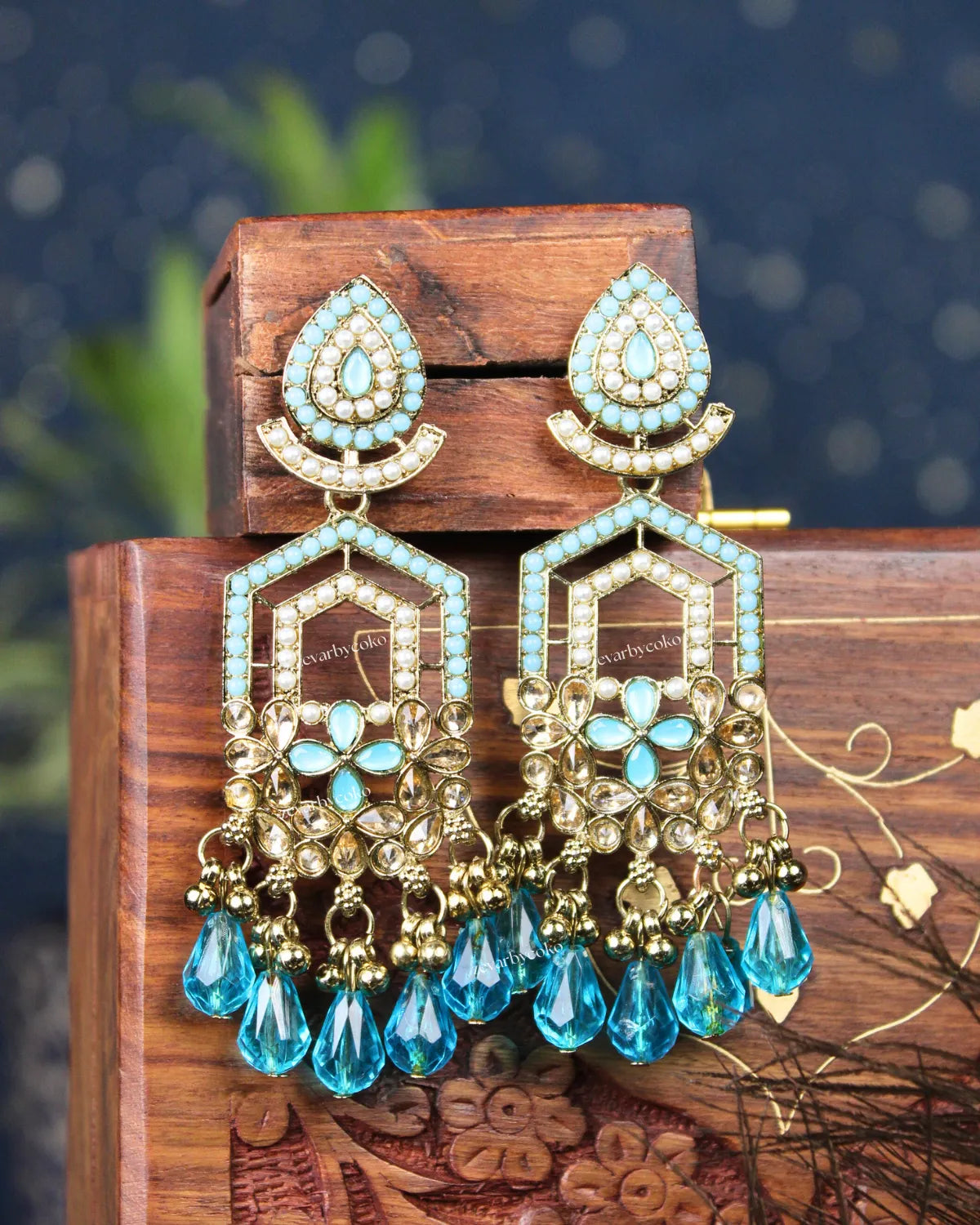 COKO's Chaandbali Jhumka Earrings- Gayatri