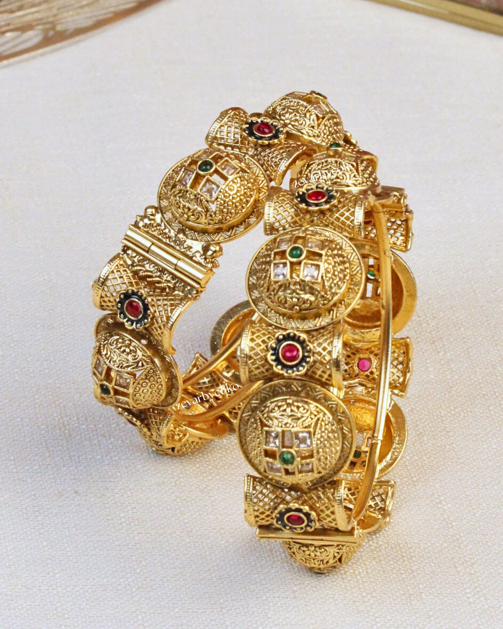 COKO's  Heritage Openable Bangles Set of 2- Muskan