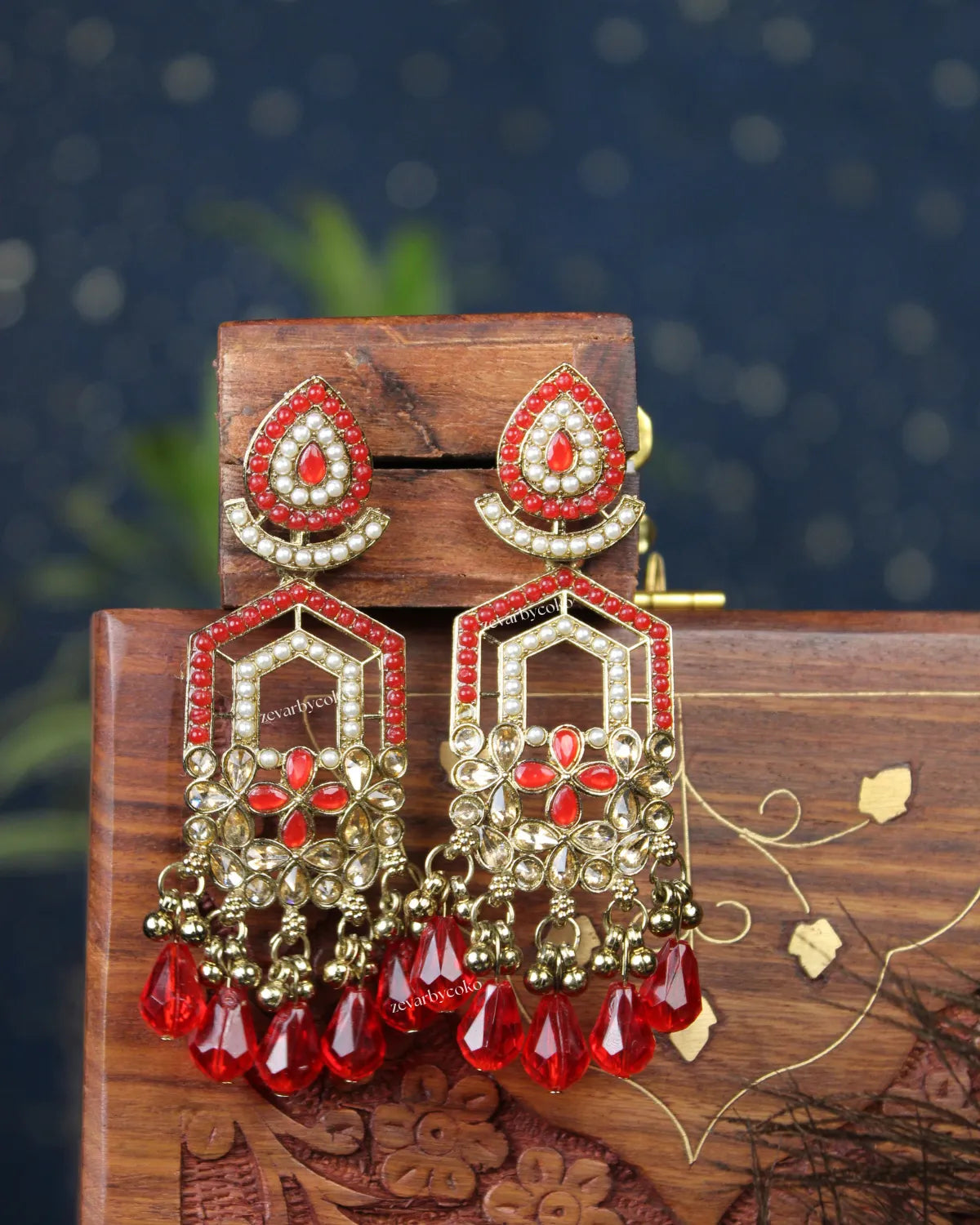 COKO's Chaandbali Jhumka Earrings- Gayatri