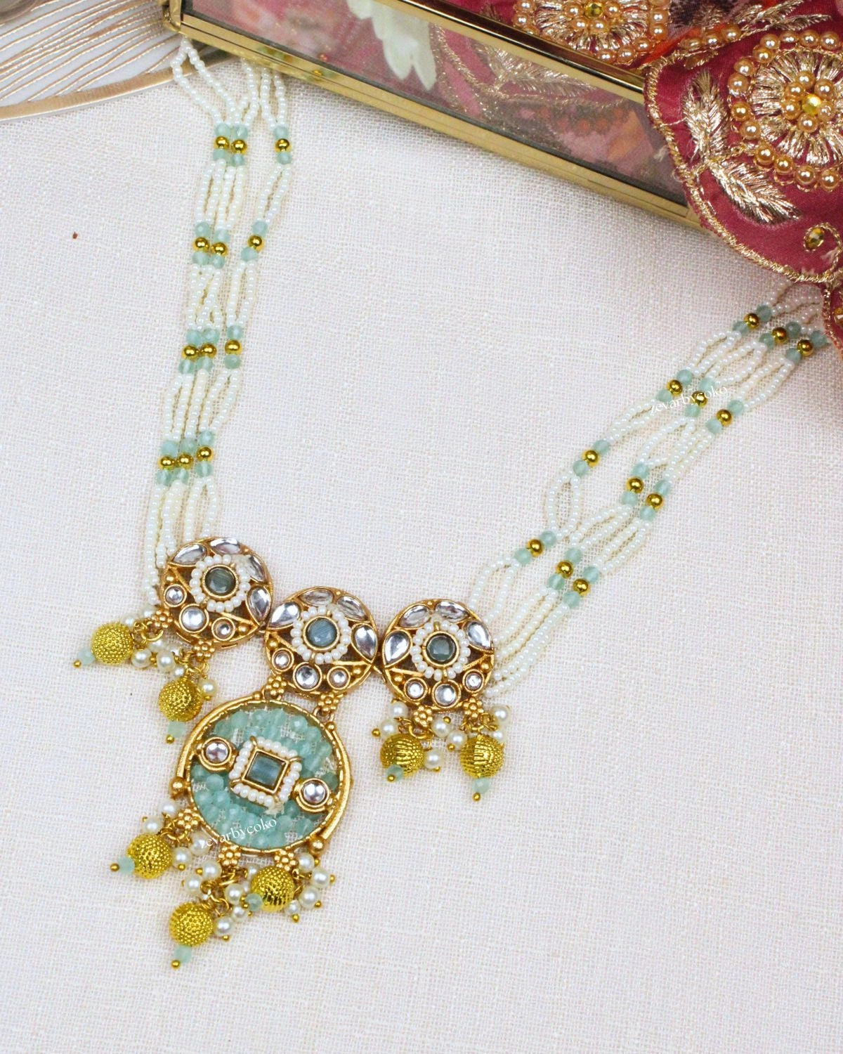 COKO's Shanvika Pearl Necklace Set