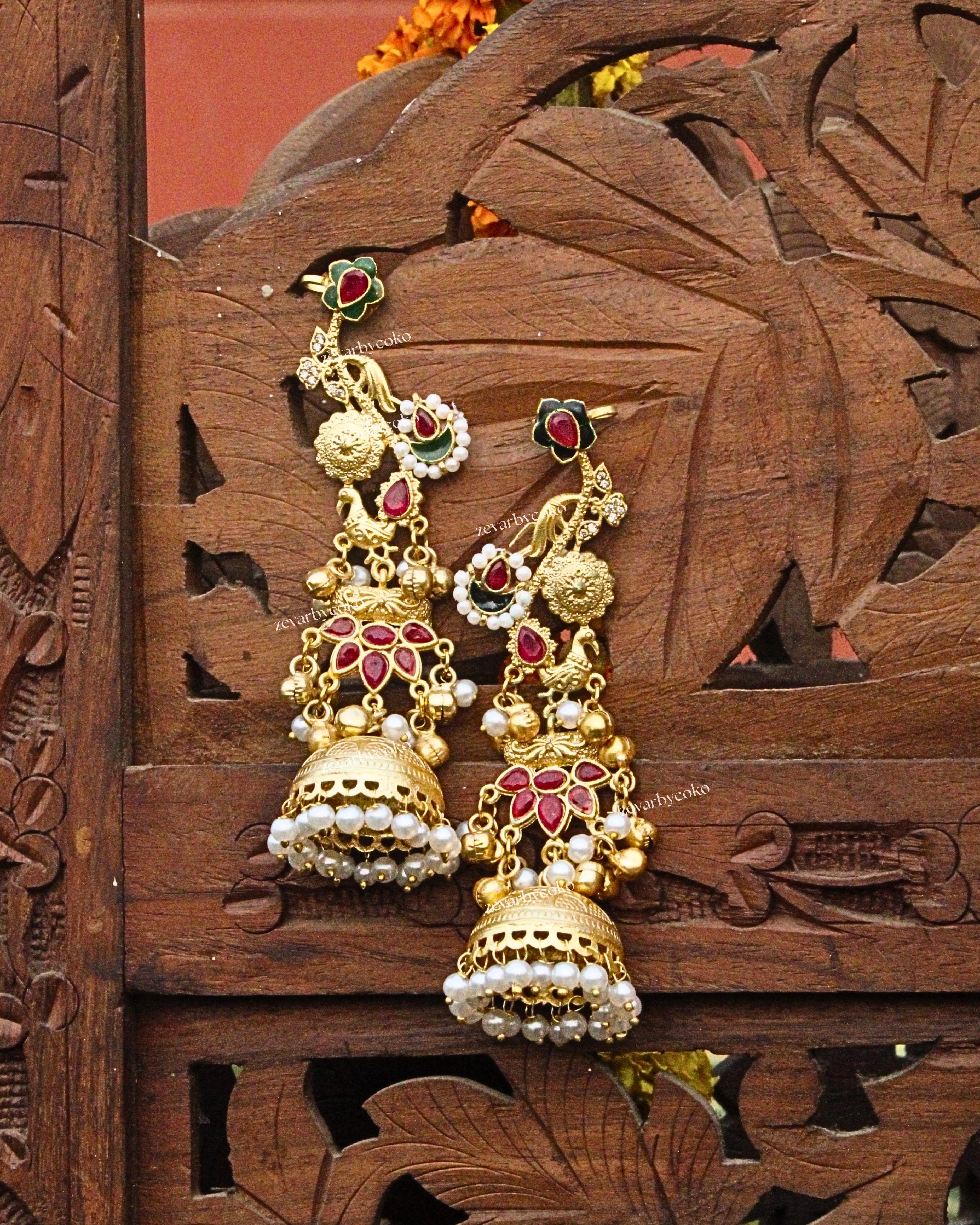 Aaliya Kashmiri Jhumka Earrings