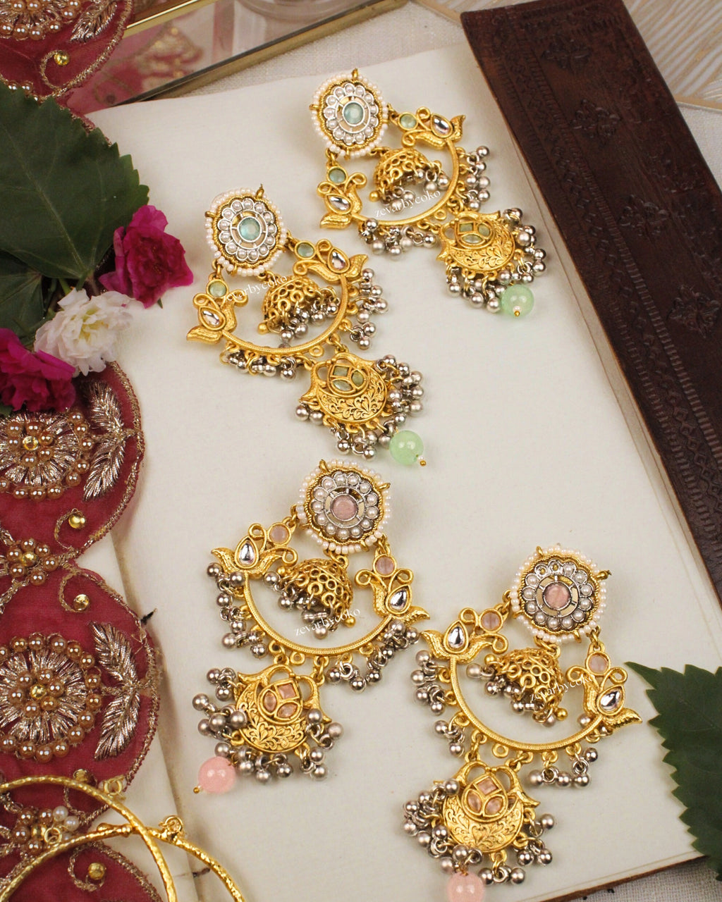Arshia Kashmiri Jhumka Earrings