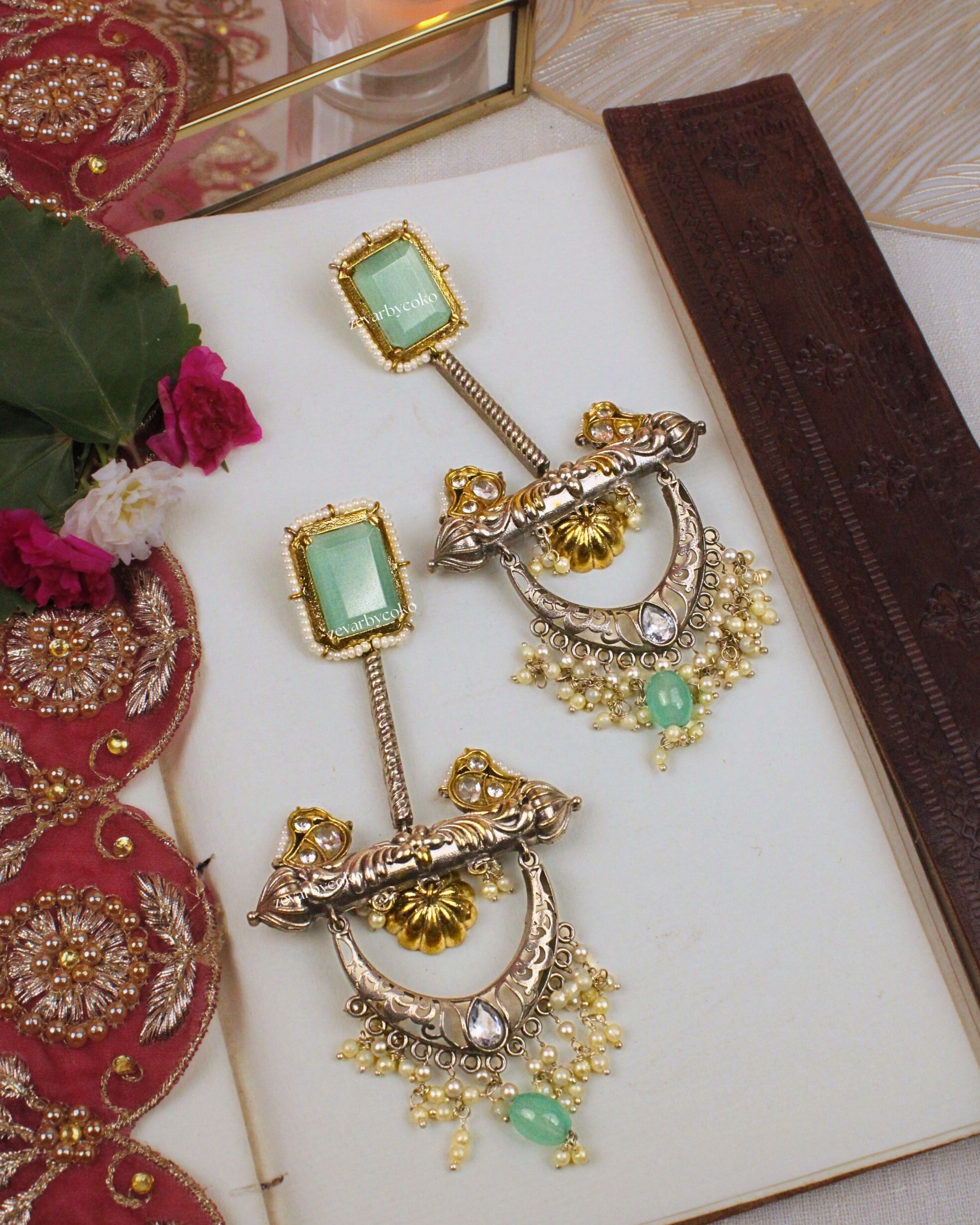 Anisha Kashmiri Jhumka Earrings