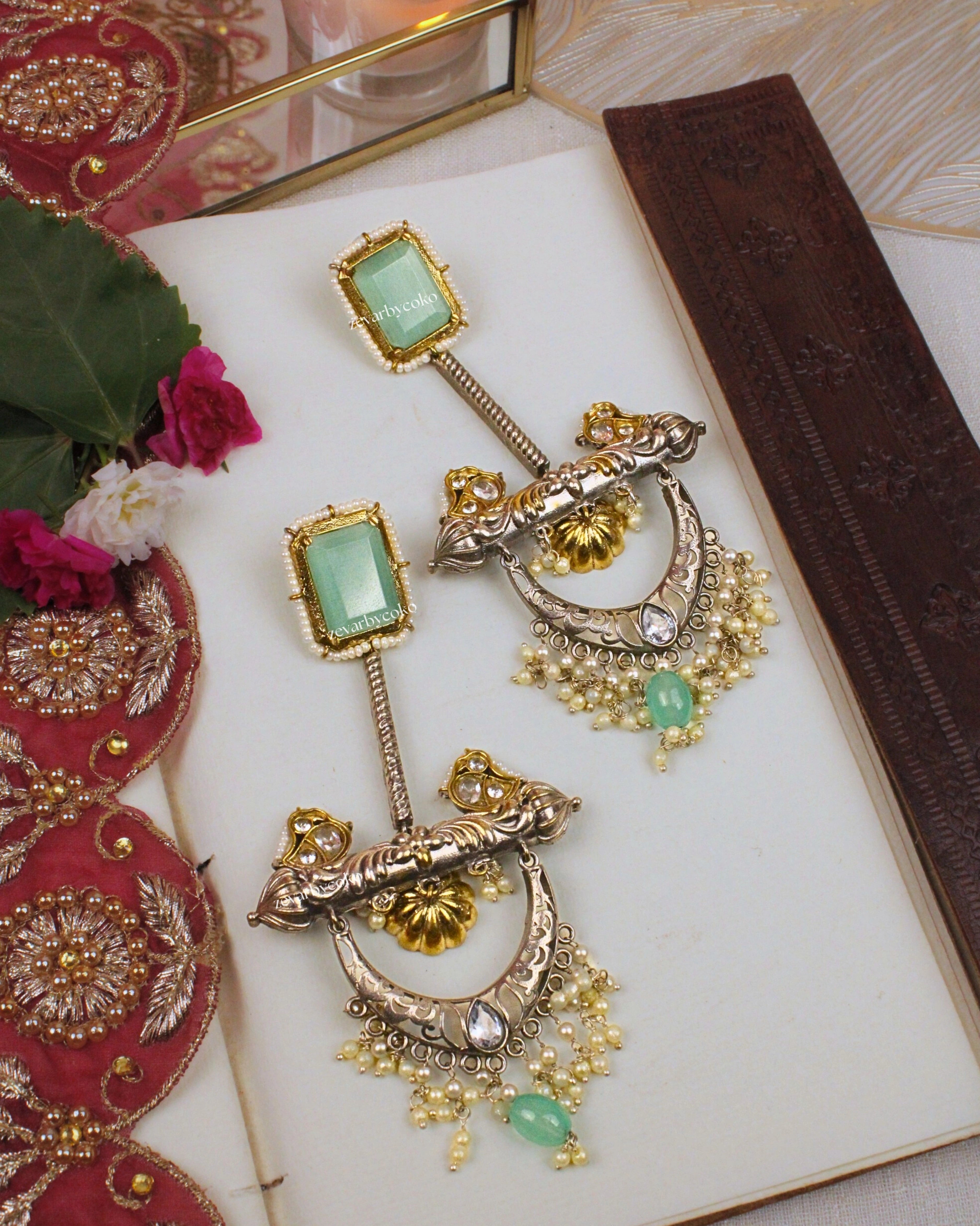 Anisha Kashmiri Jhumka Earrings