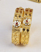 COKO's  Heritage Openable Bangles Set of 2- Megha