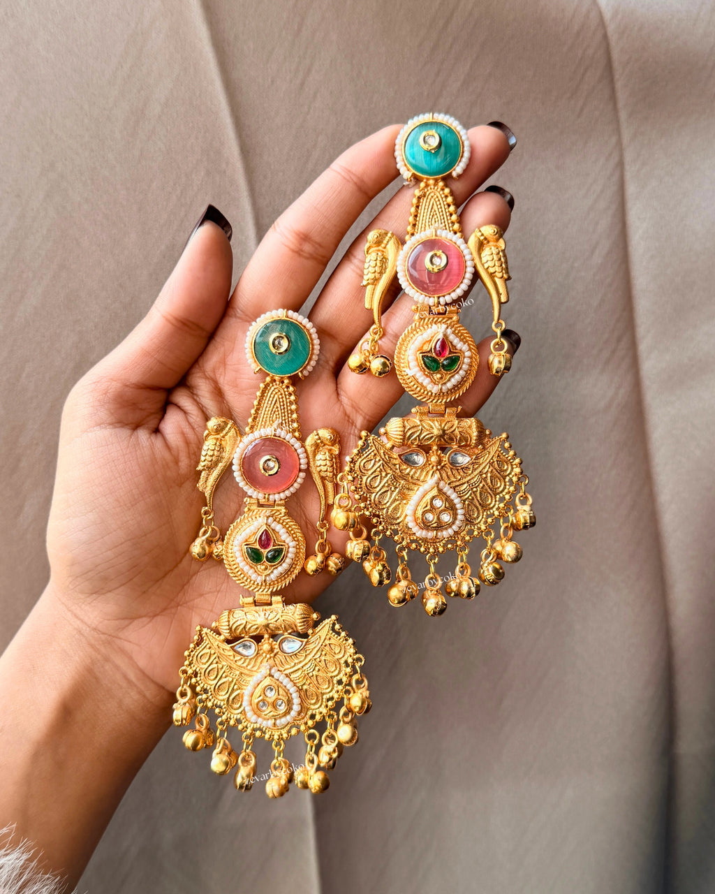 Bhawna Kashmiri Jhumka Earrings