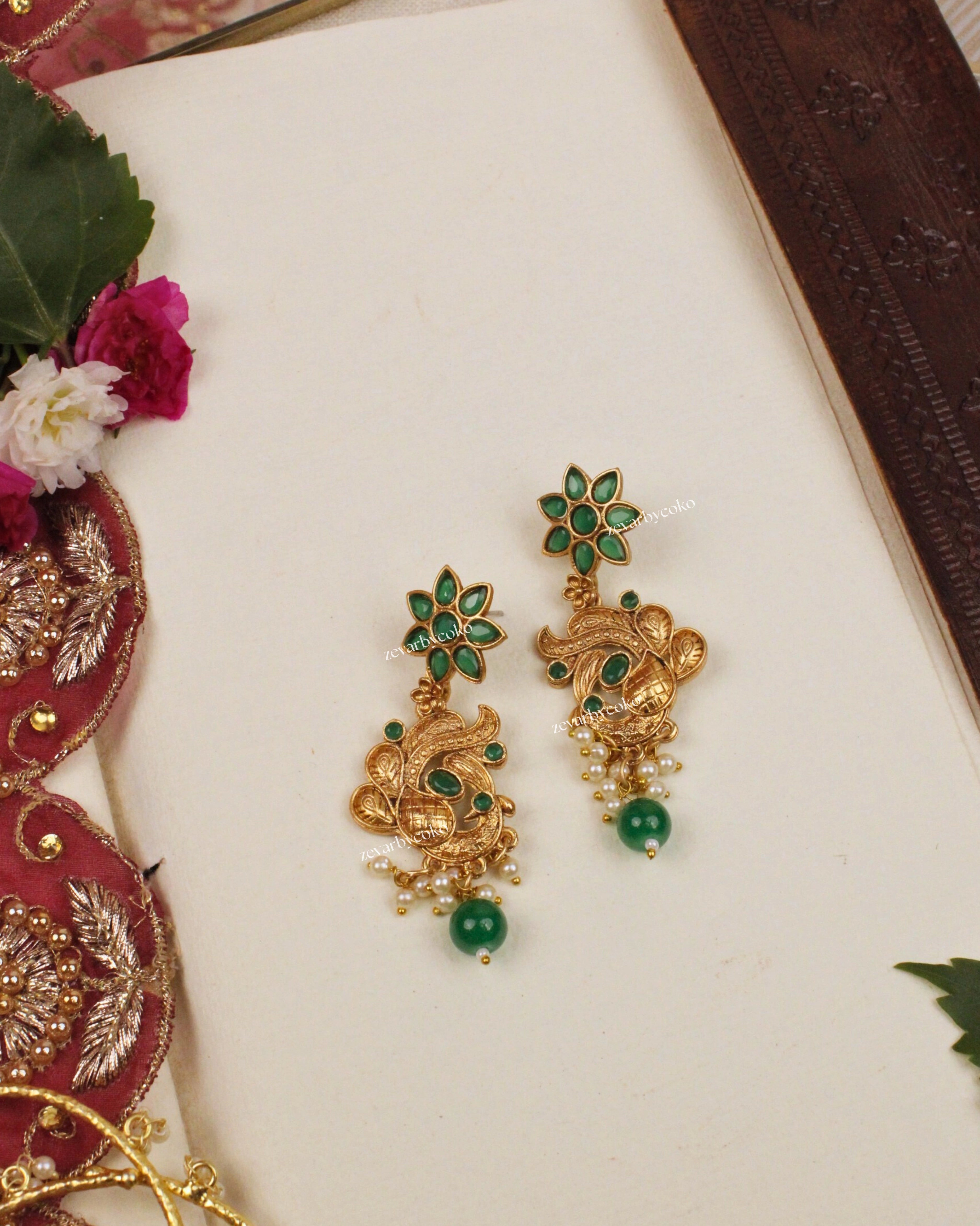 Anshika Kashmiri Jhumka Earrings