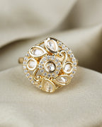 COKO's Kundan Polki Adjustable Ring-Reena