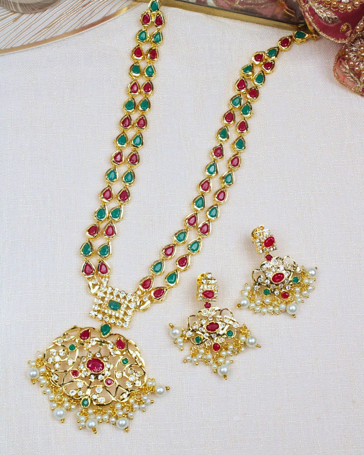 COKO's Long Neckalce Set- Saloni