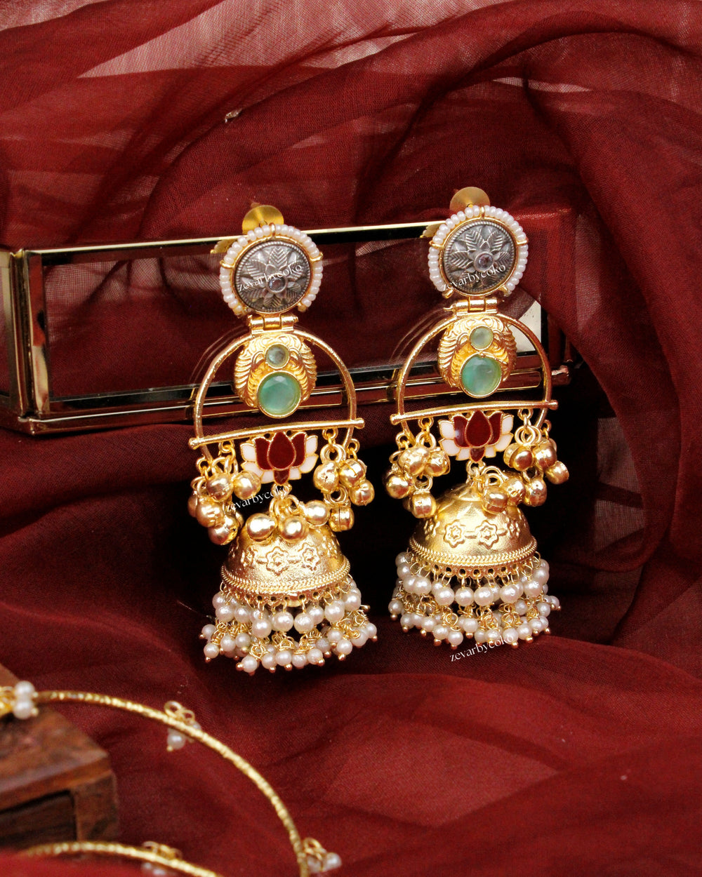 Ameera Kashmiri Jhumka Earrings