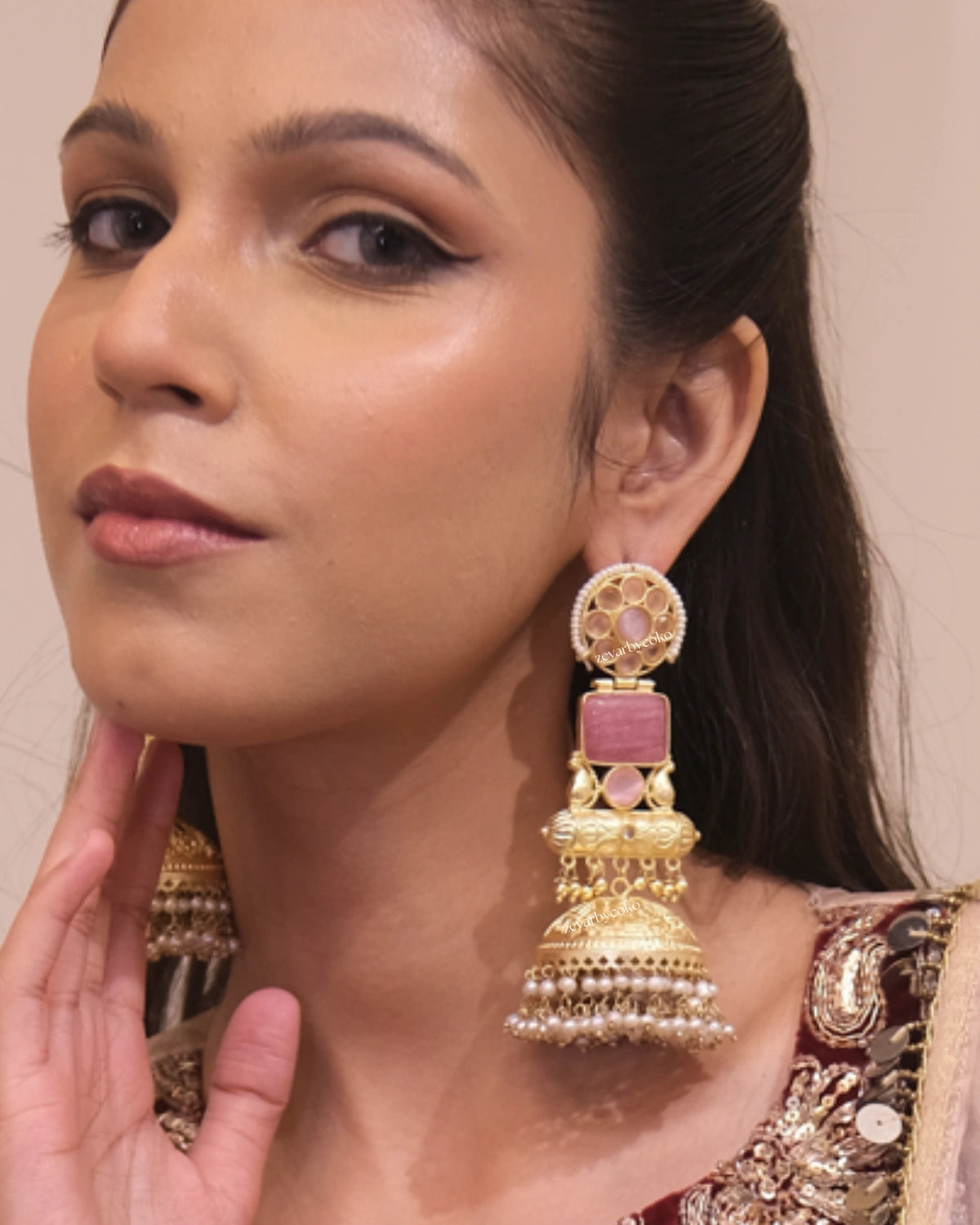 Aayushi Kashmiri Jhumka Earrings