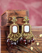 COKO's Chaandbali Jhumka Earrings- Ganga