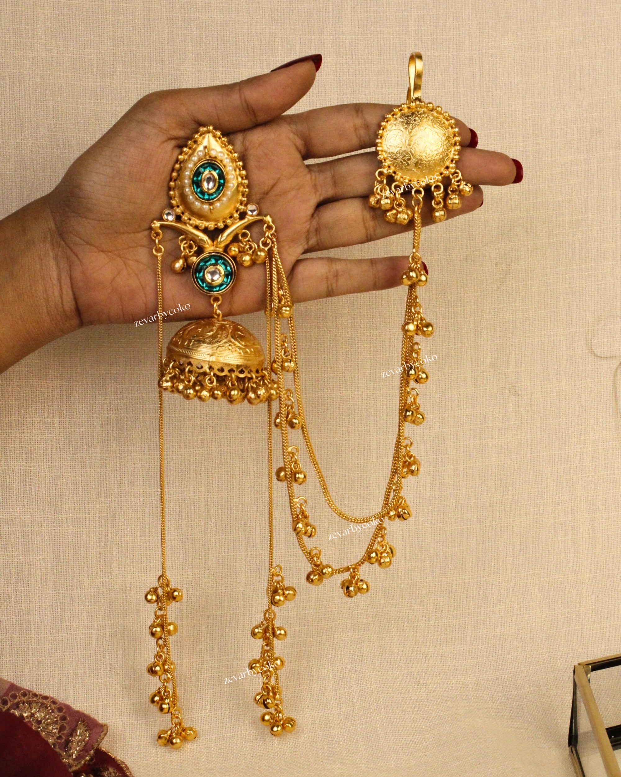 Arpita Kashmiri Jhumka Earrings