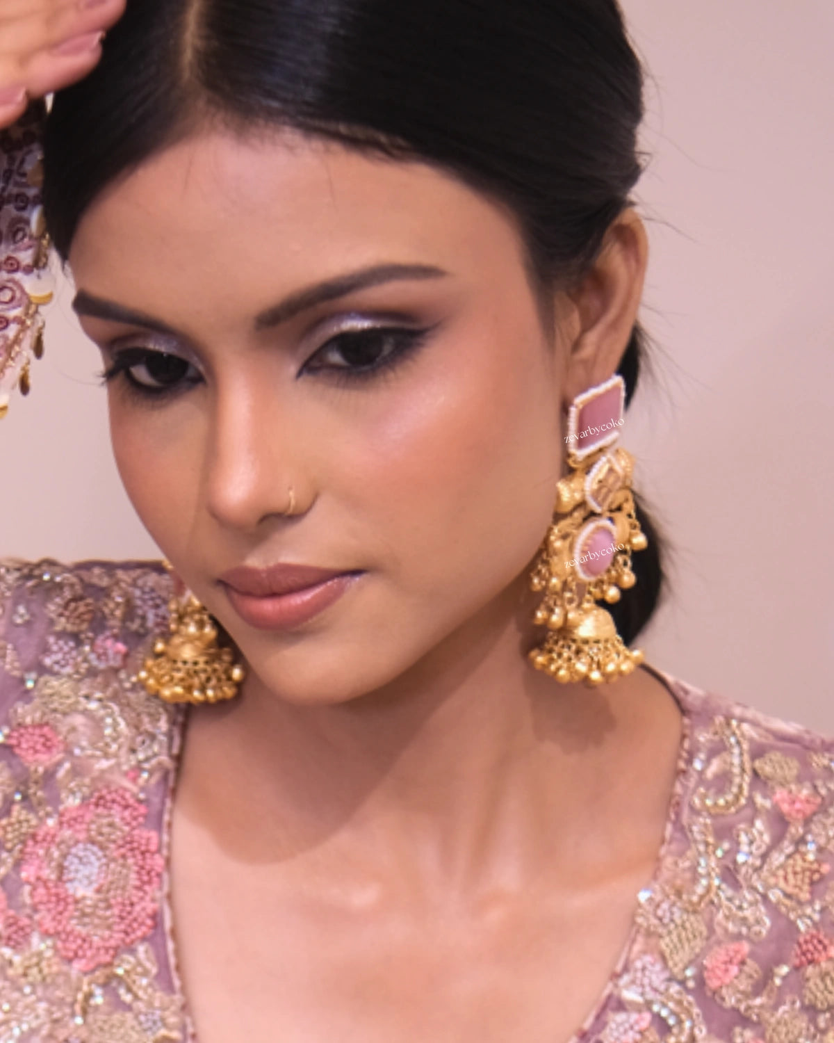 Aarya Kashmiri Jhumka Earrings