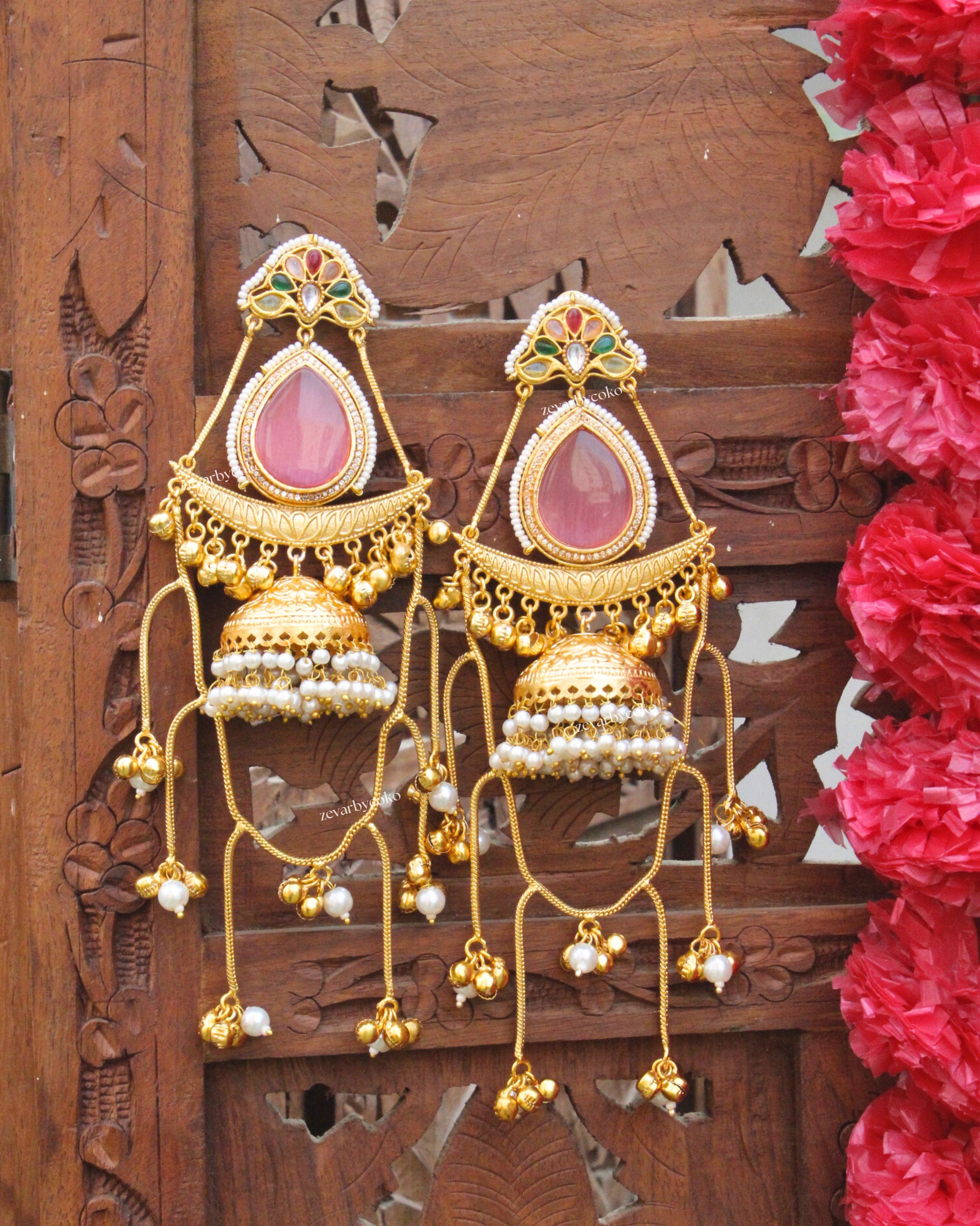 Aarohi Kashmiri Jhumka Earrings
