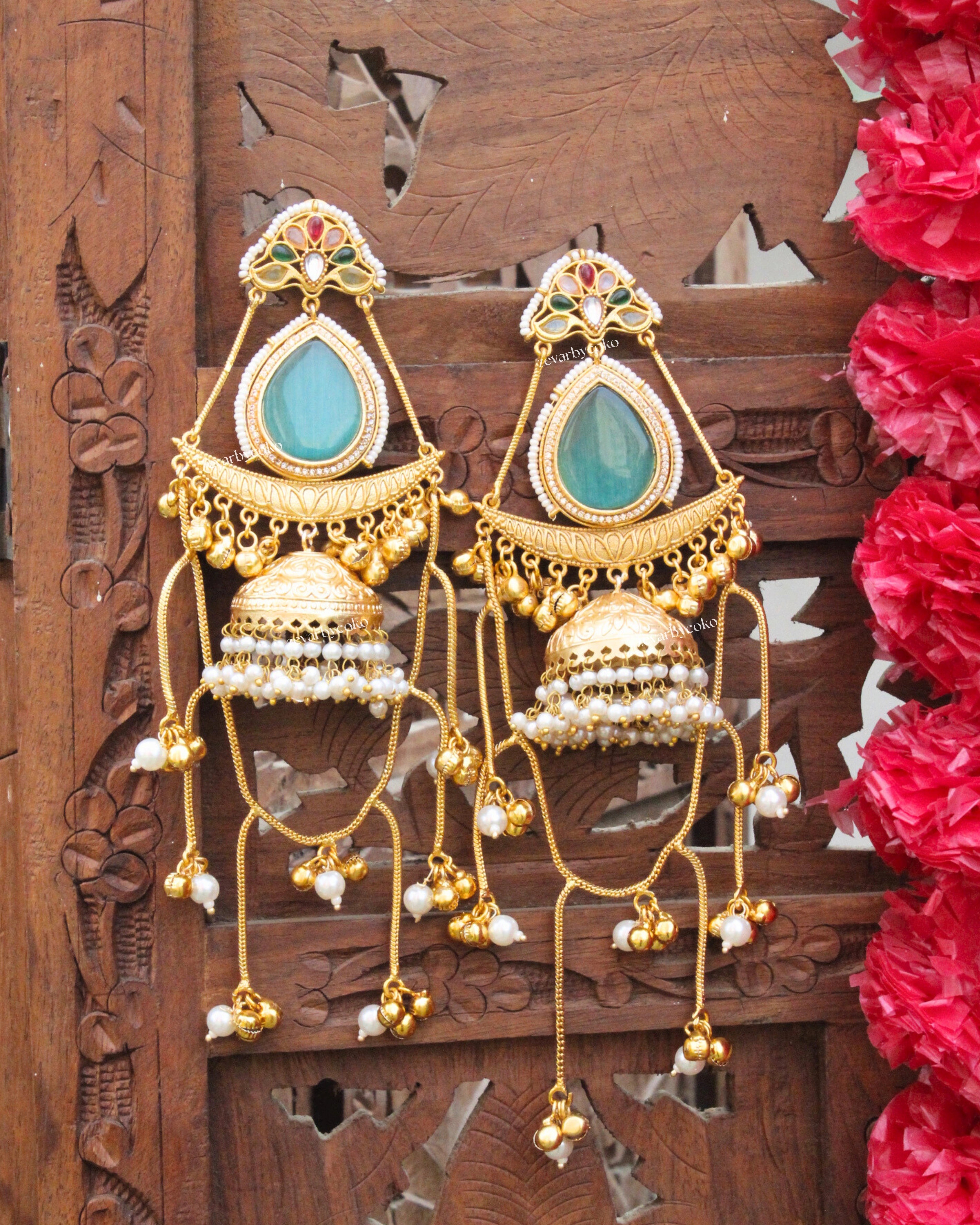 Aarohi Kashmiri Jhumka Earrings