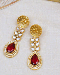 COKO's American Diamond Zircon Earrings- Veena