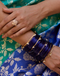 COKO's Kashmiri Ghungroo Bangles Pearls