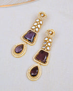 COKO's American Diamond Zircon Earrings - Veda