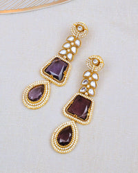 COKO's American Diamond Zircon Earrings - Veda