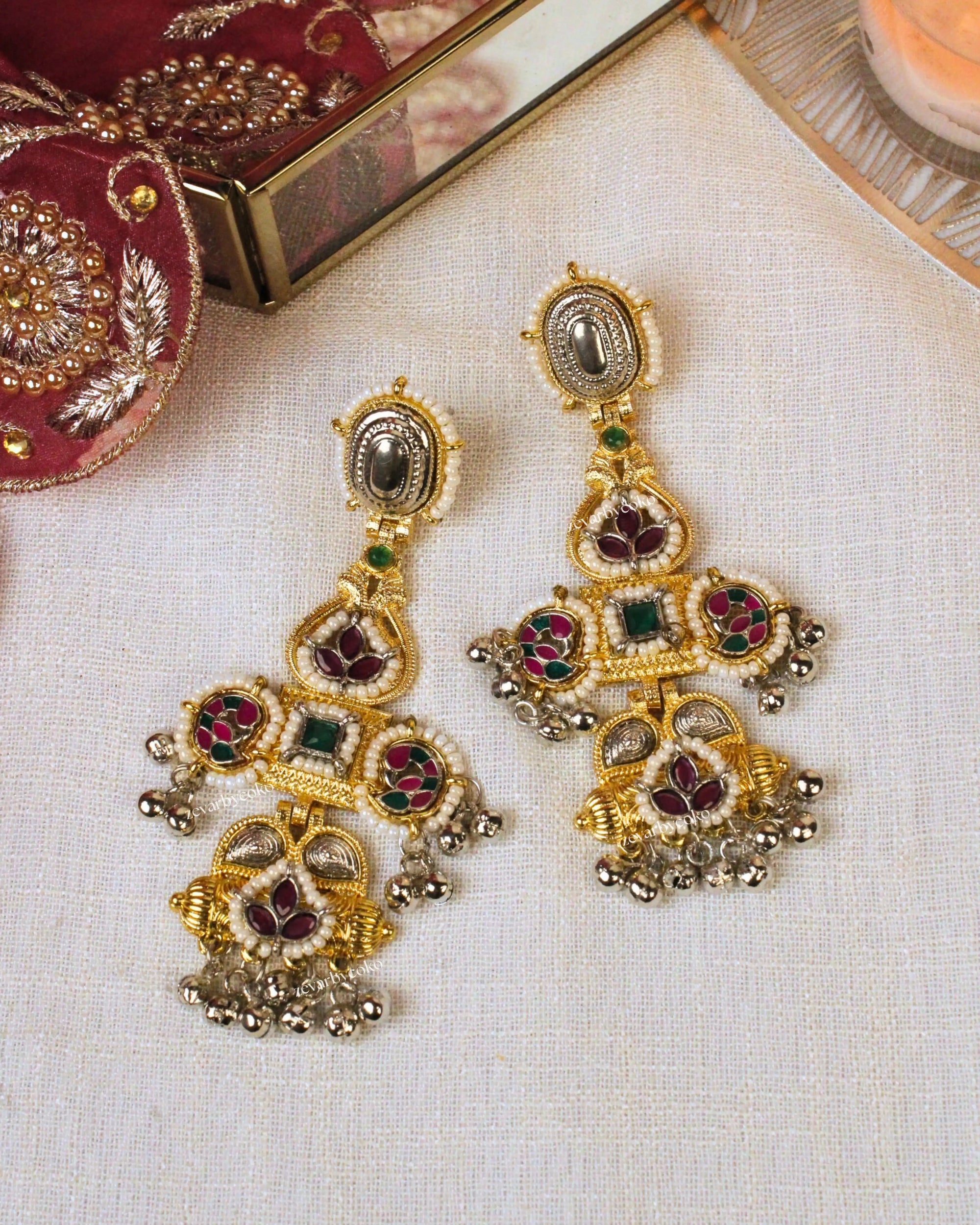 Ayra Kashmiri Jhumka Earrings