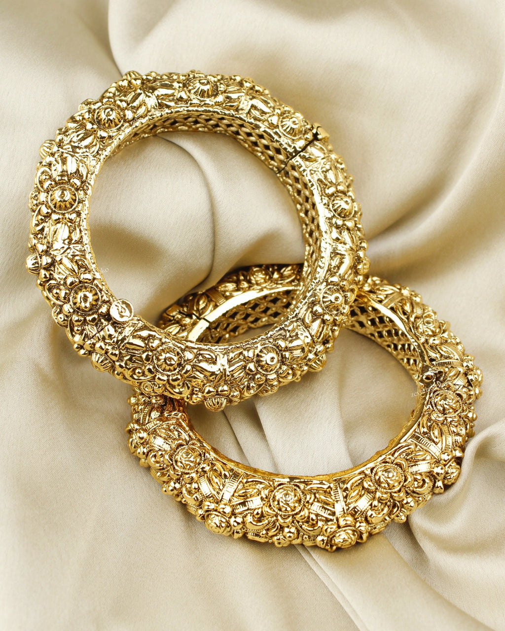 COKO's Heritage Openable Bangles Set of 2- Moksha