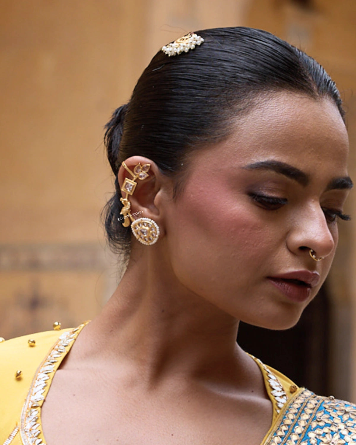 Bhavika Kashmiri Jhumka Earrings