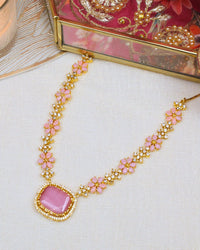 COKO's American Diamond Zircon Necklace set - Varalika