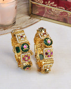 COKO's Heritage Openable Bangles Set of 2- Maahi