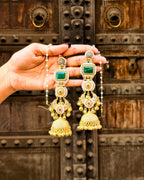 Barsha Kashmiri Jhumka Earrings
