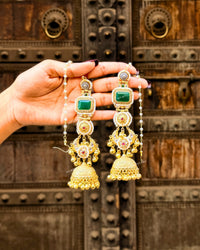 Barsha Kashmiri Jhumka Earrings