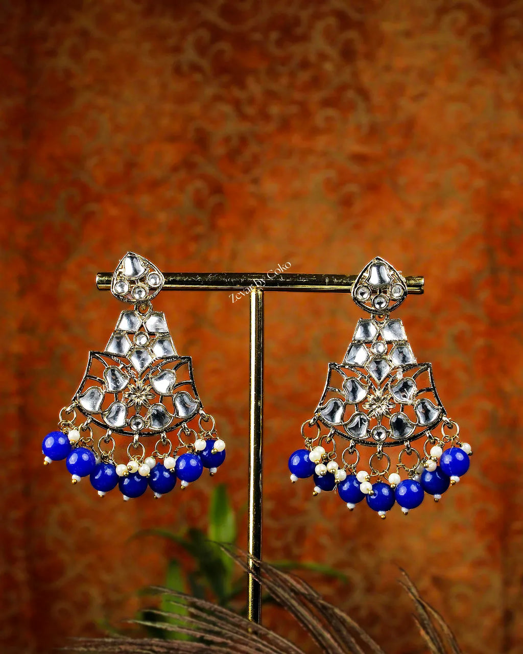 COKO's Chaandbali Jhumka Earrings- Gopika