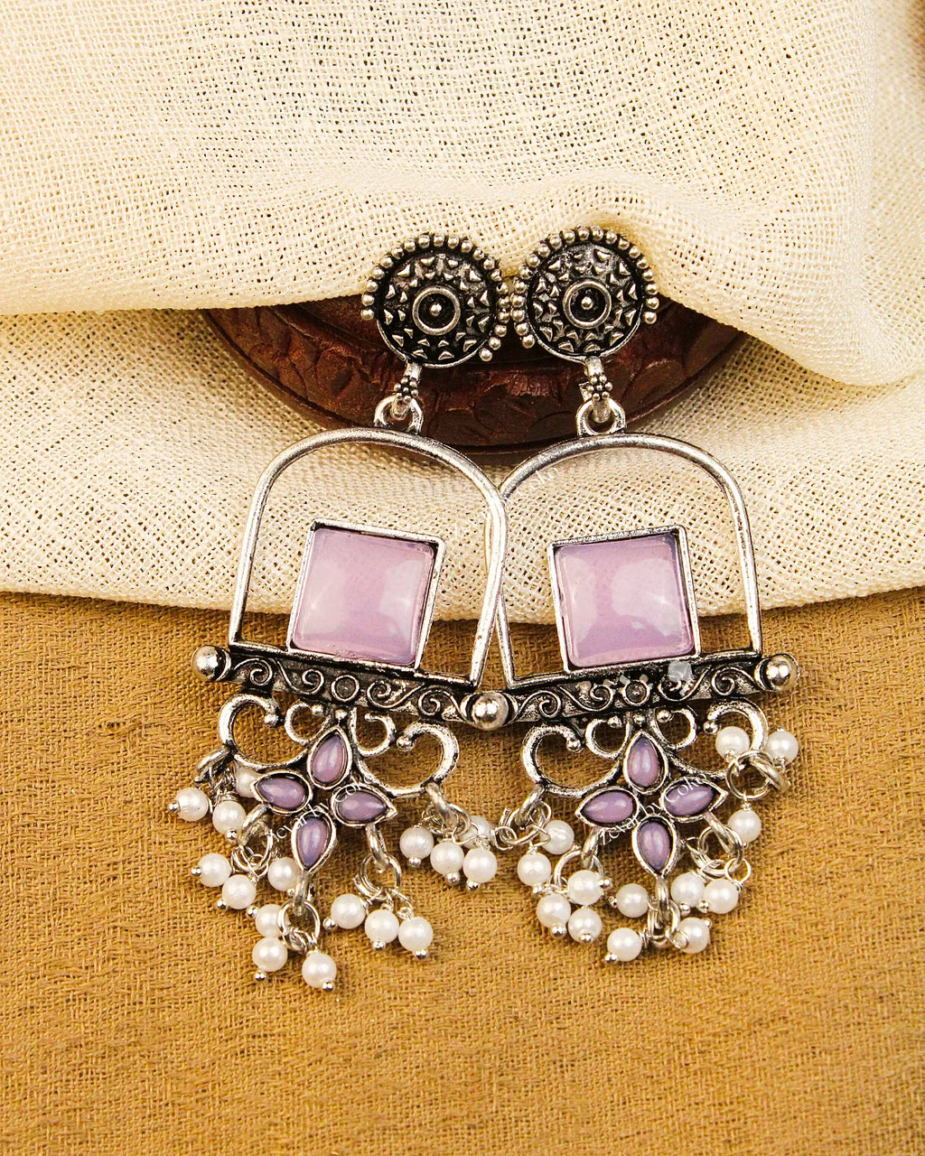 COKO's Chaandbali Jhumka Earrings- Giya