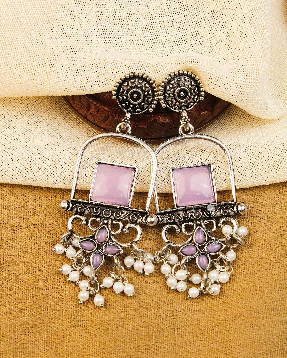 COKO's Chaandbali Jhumka Earrings- Giya