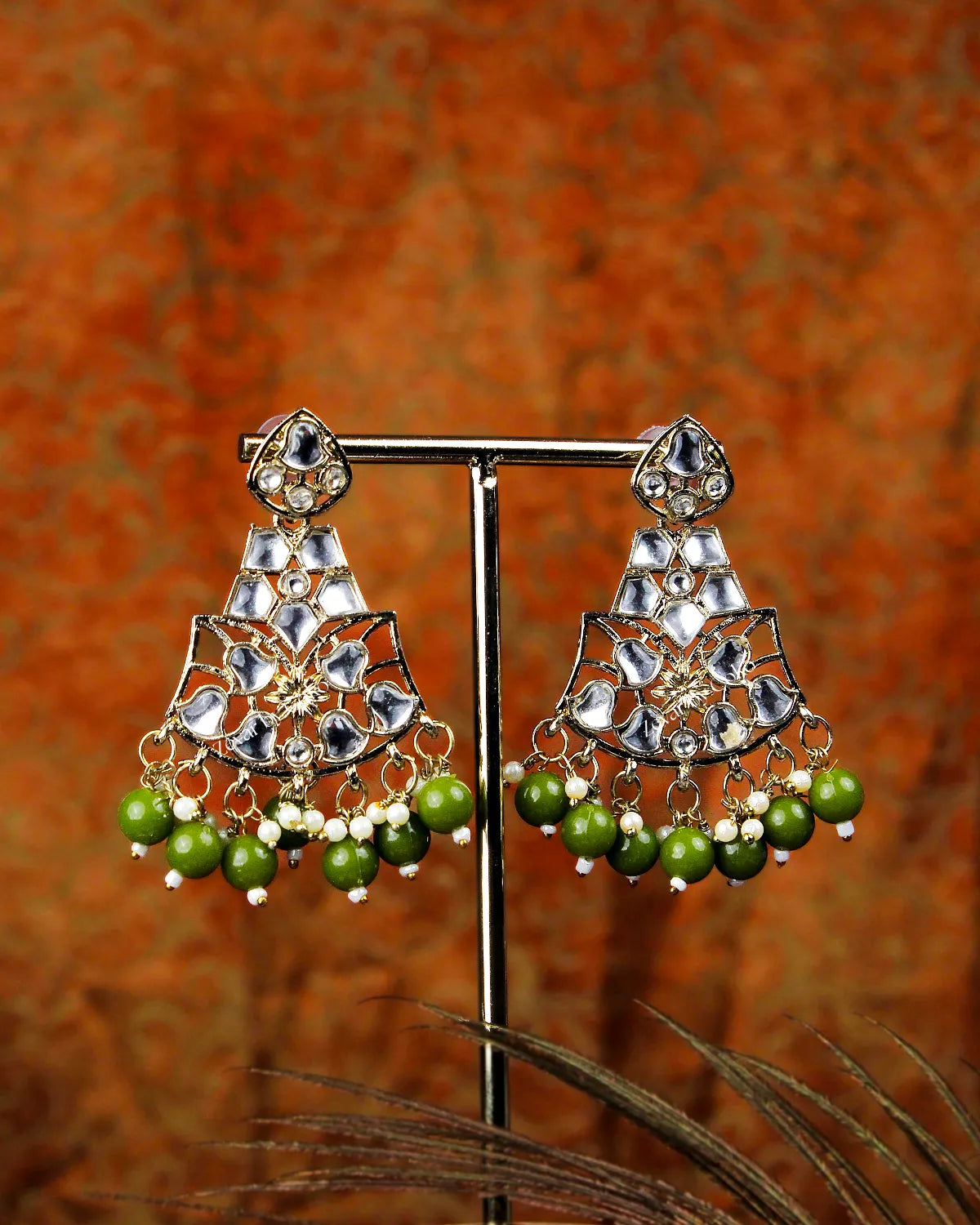 COKO's Chaandbali Jhumka Earrings- Gopika