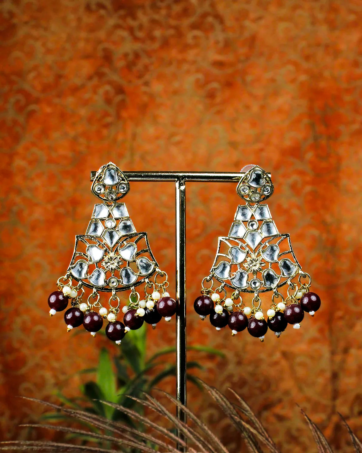 COKO's Chaandbali Jhumka Earrings- Gopika