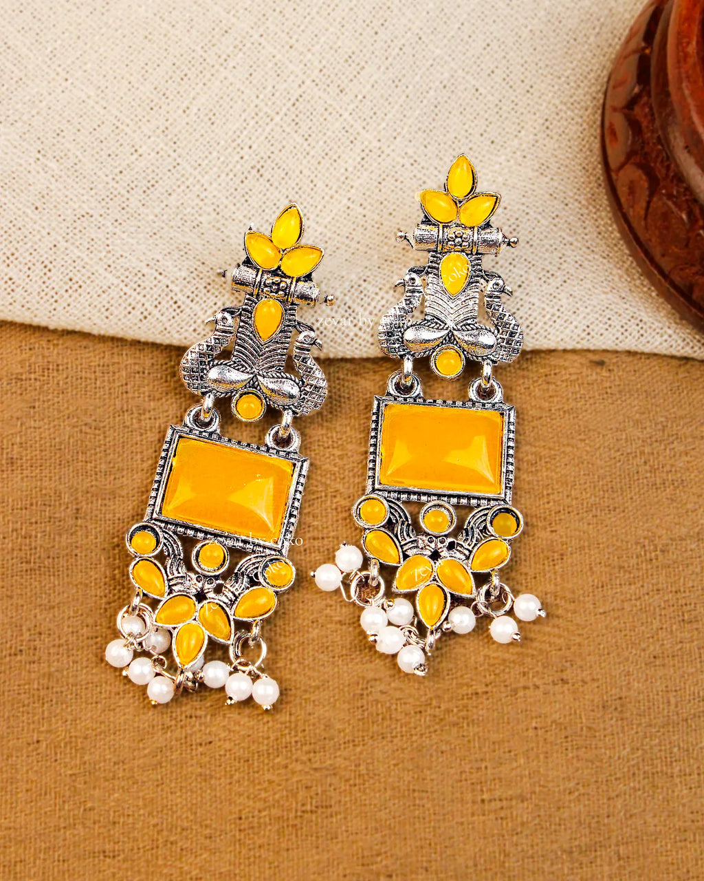 COKO's Chaandbali Jhumka Earrings- Geetanjali