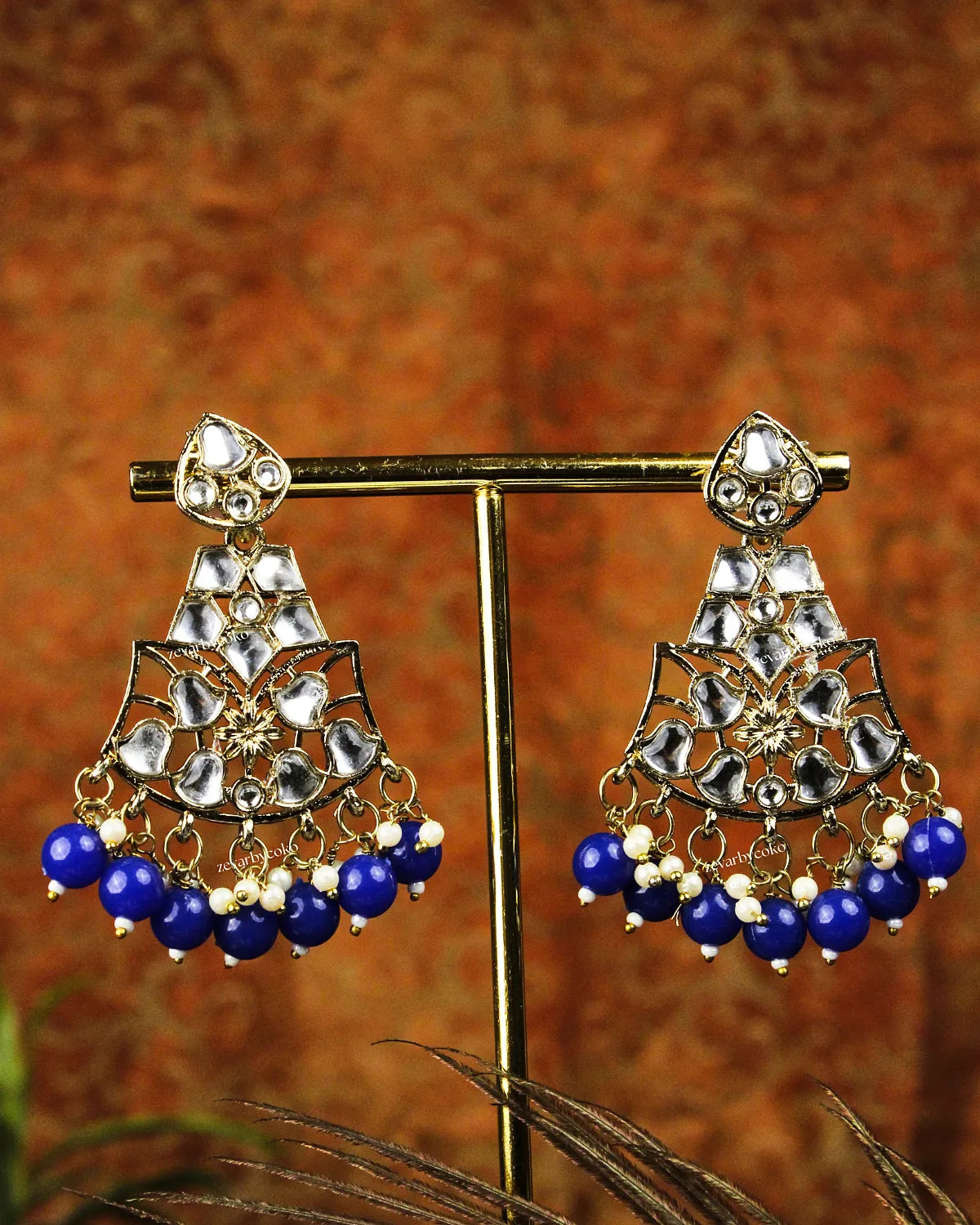COKO's Chaandbali Jhumka Earrings- Gopika