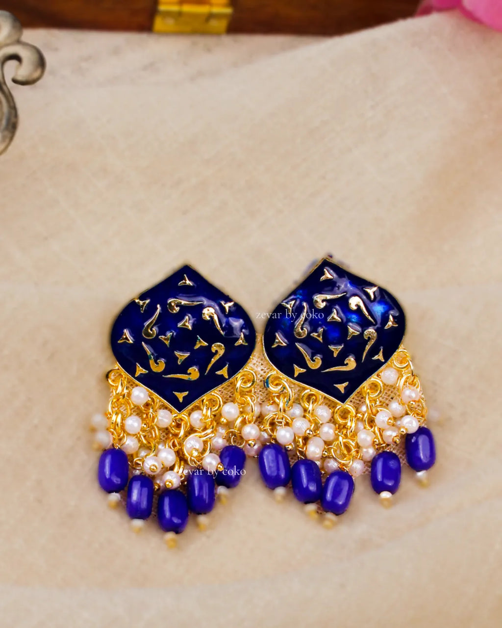COKO's Chaandbali Jhumka Earrings- Gathika