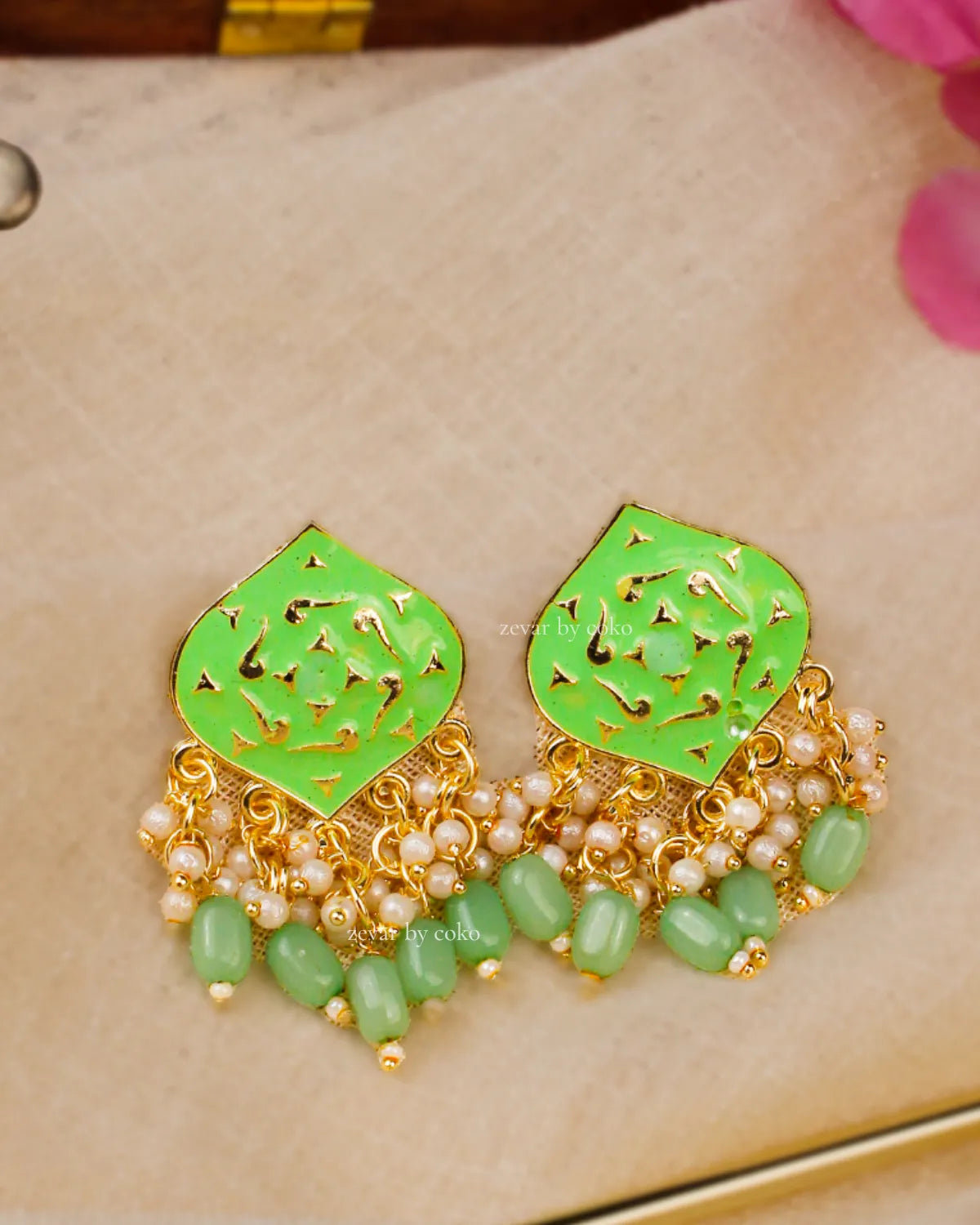 COKO's Chaandbali Jhumka Earrings- Gathika