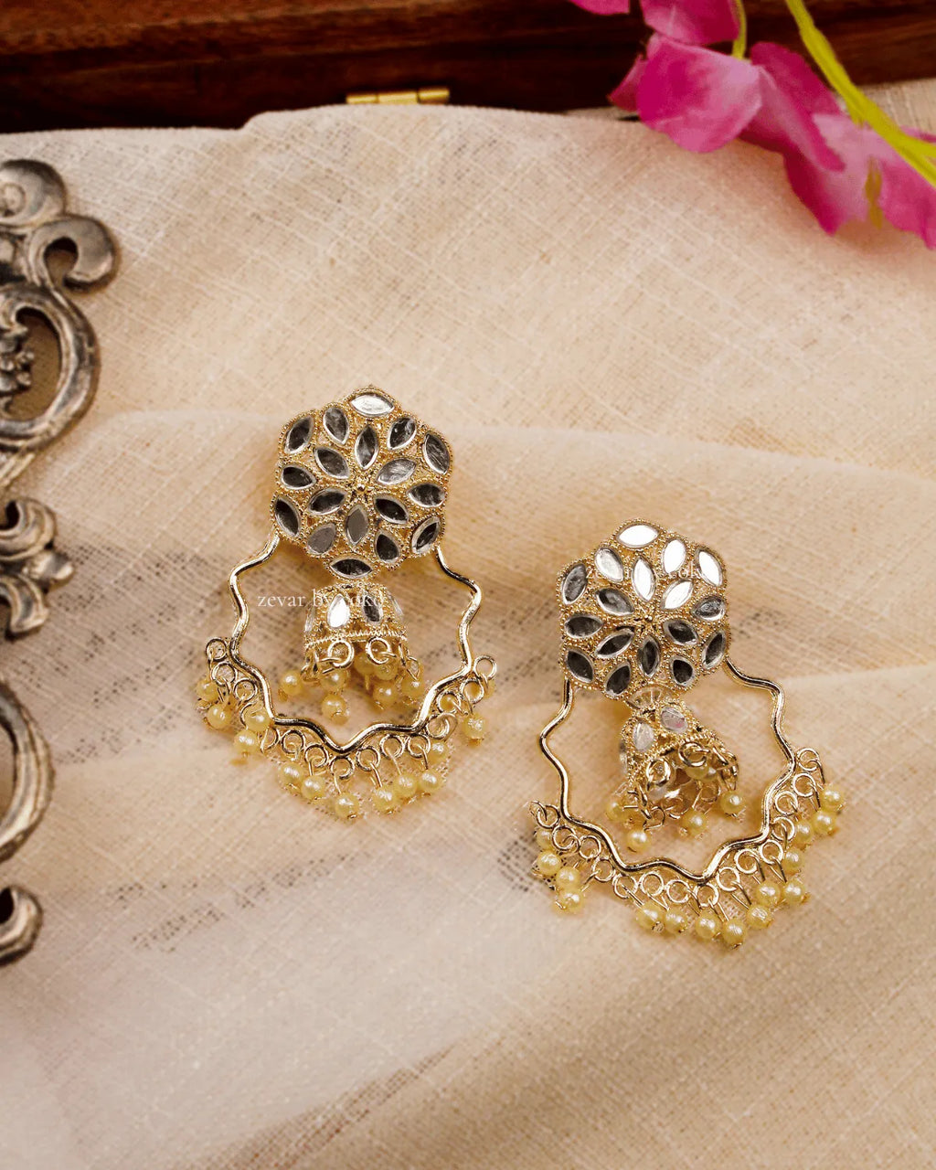 COKO's Chaandbali Jhumka Earrings- Grishma