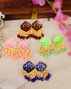 COKO's Chaandbali Jhumka Earrings- Gathika