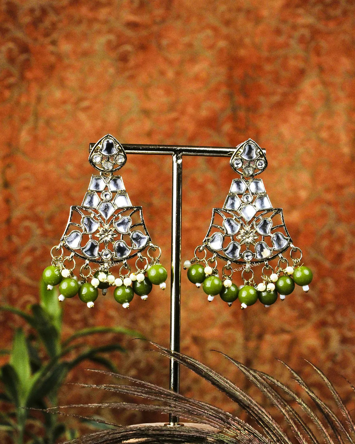 COKO's Chaandbali Jhumka Earrings- Gopika