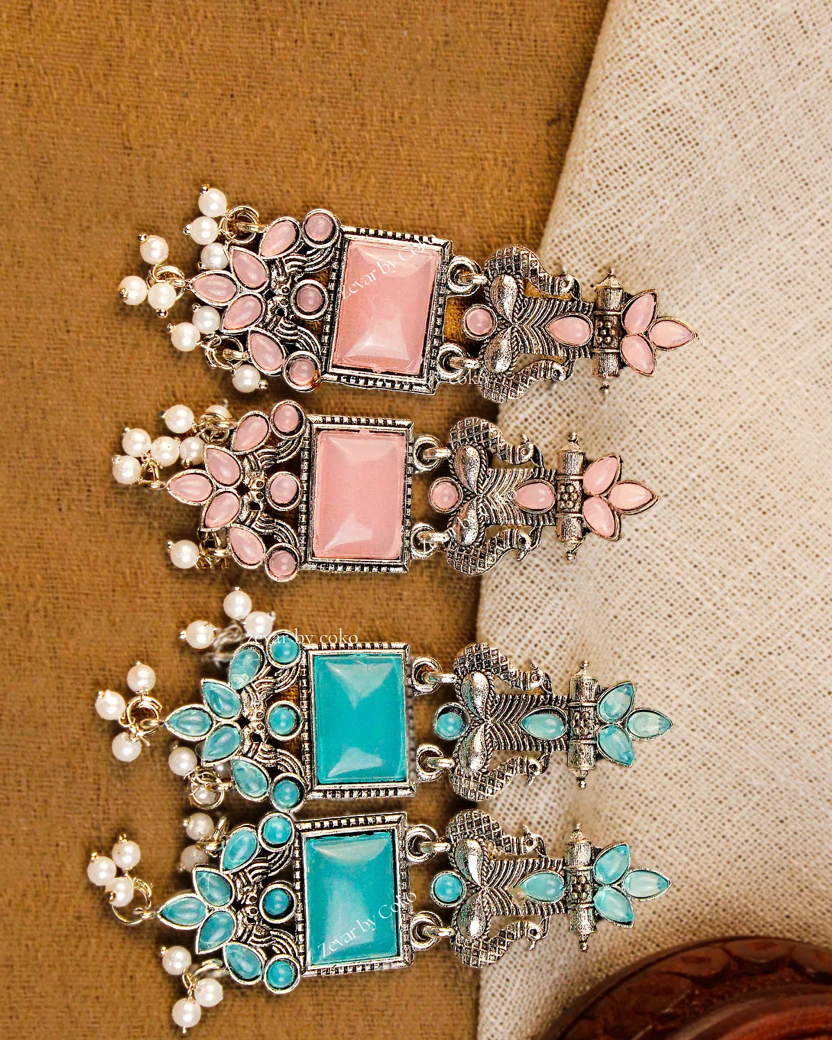 COKO's Chaandbali Jhumka Earrings- Geetanjali