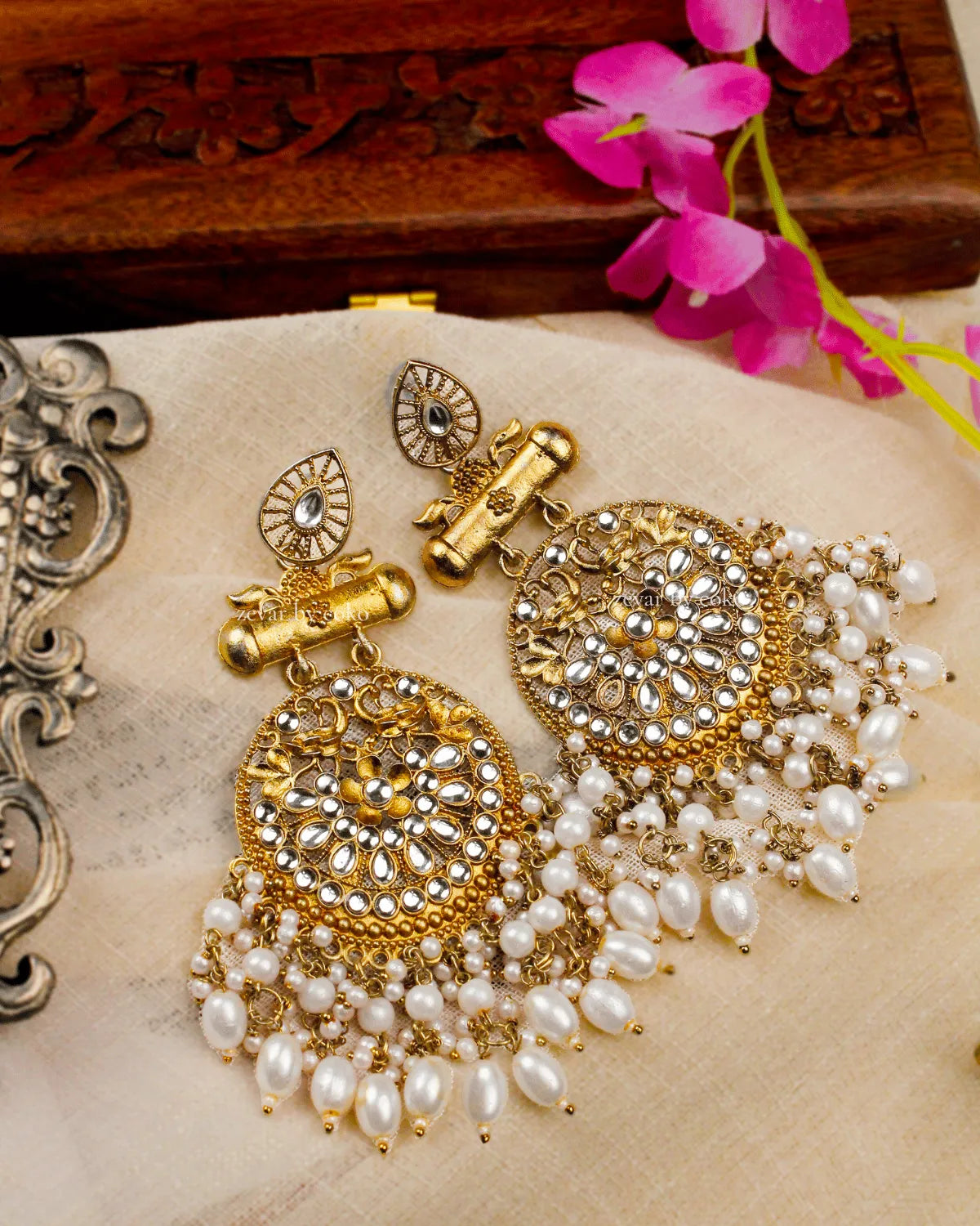 COKO's Chaandbali Jhumka Earrings- Gunisha