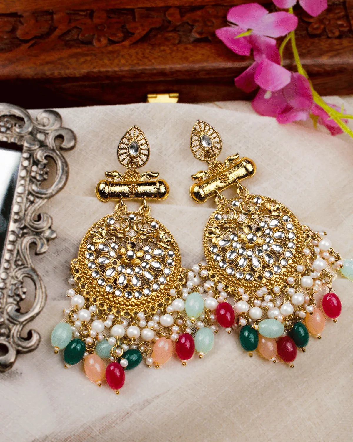 COKO's Chaandbali Jhumka Earrings- Gunisha
