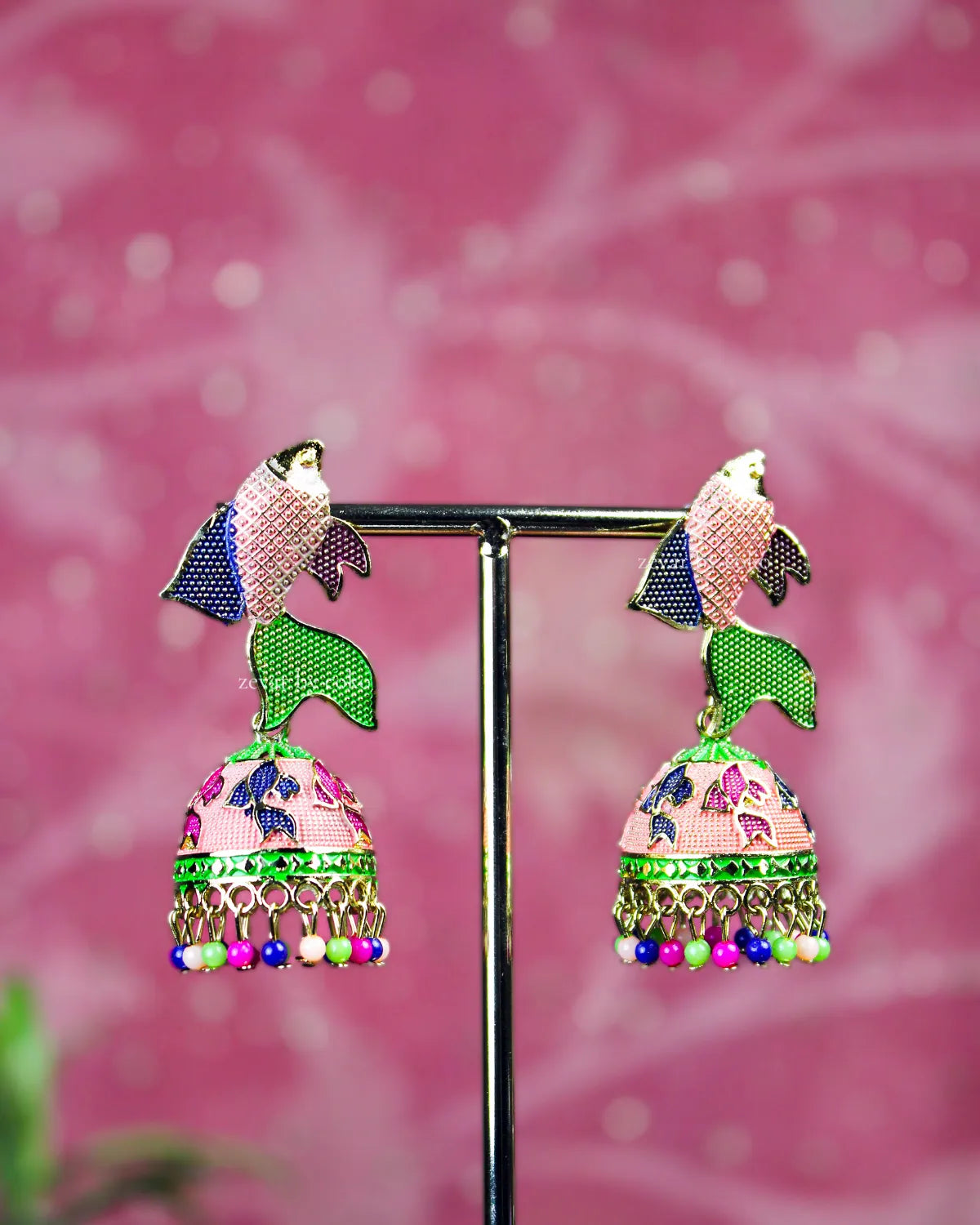 COKO's Chaandbali Jhumka Earrings- Gopini